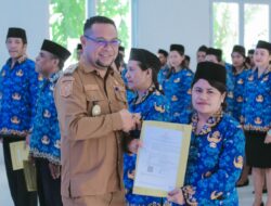 874 PPPK Paruh Waktu Belu Terima SK Pengangkatan