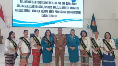 Kukuhkan Bunda Literasi Belu, Wabup: Tercipta Masyarakat Cerdas, Kreatif dan Berdaya Saing