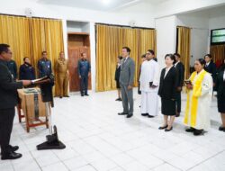 Wabup Belu Lantik 12 Kepala Puskesmas. “Upayakan Promosi dan Preventif”