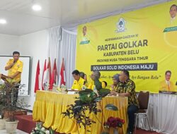 Terpilih Aklamasi, Agus Nahak Pimpin Golkar Belu