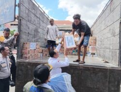 Pemda dan Polres Belu Berangkatkan Bantuan Kemanusiaan Kloter Kedua ke Flores